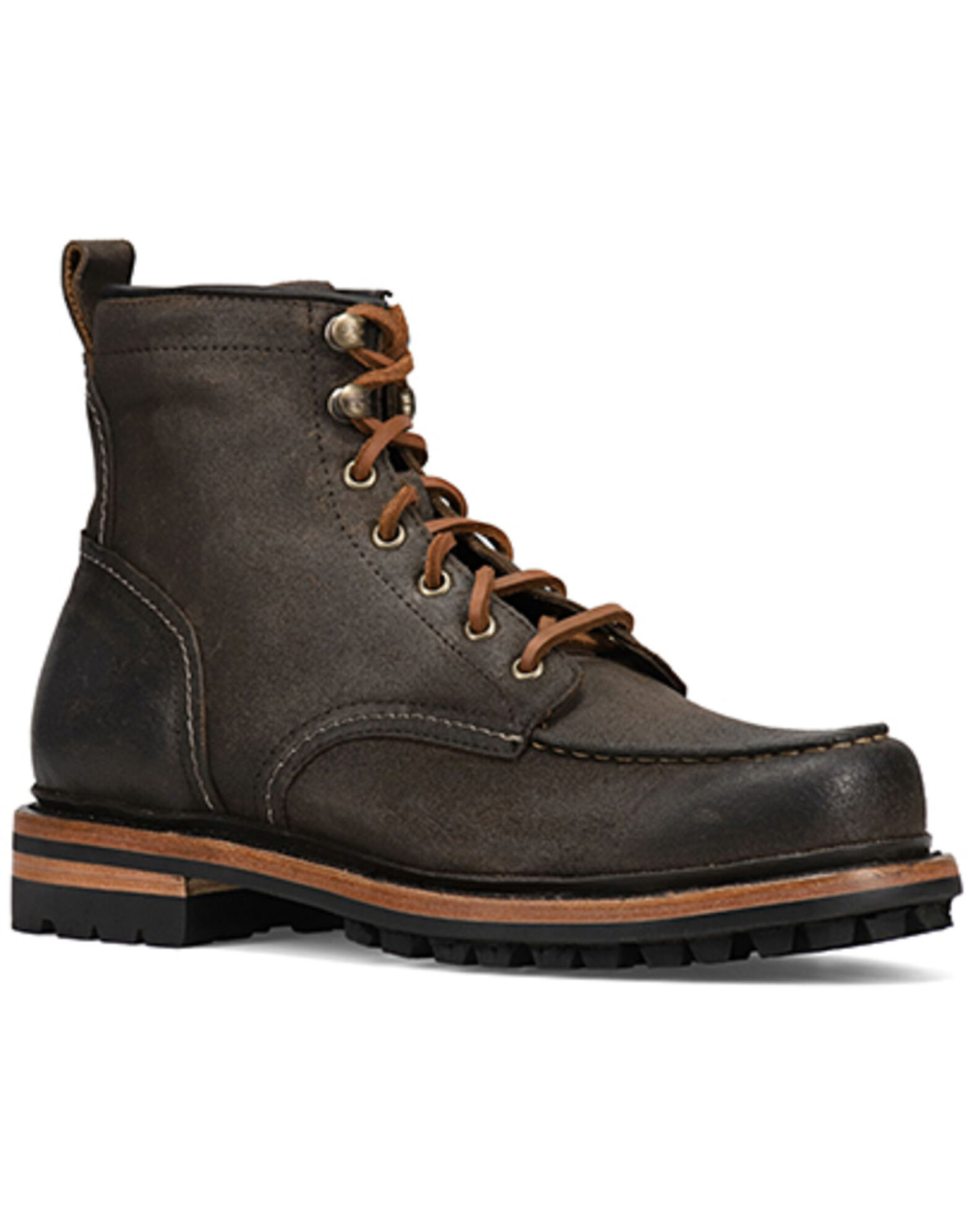 Frye Men s Hudson Lace Up Work Boot Moc Toe