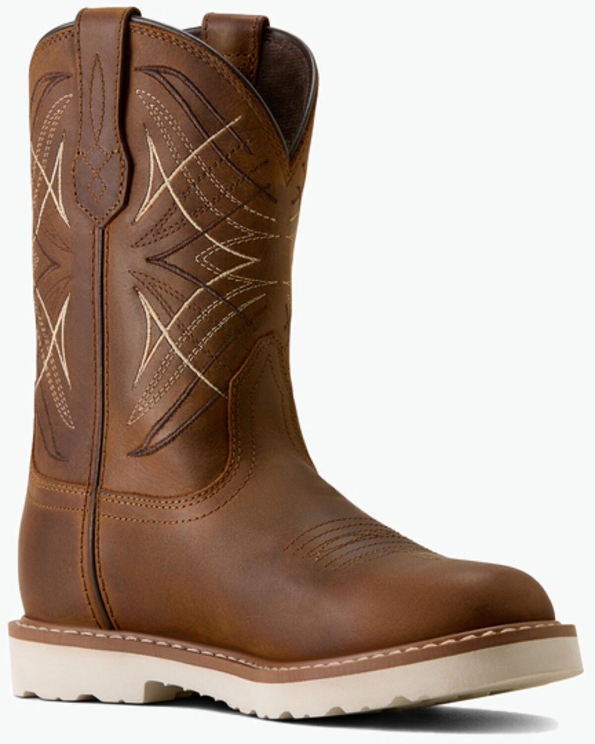 Ariat Boys' Activate Performance Western Boots - Round Toe, Brown, hi-res