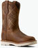 Image #1 - Ariat Boys' Activate Performance Western Boots - Round Toe, Brown, hi-res