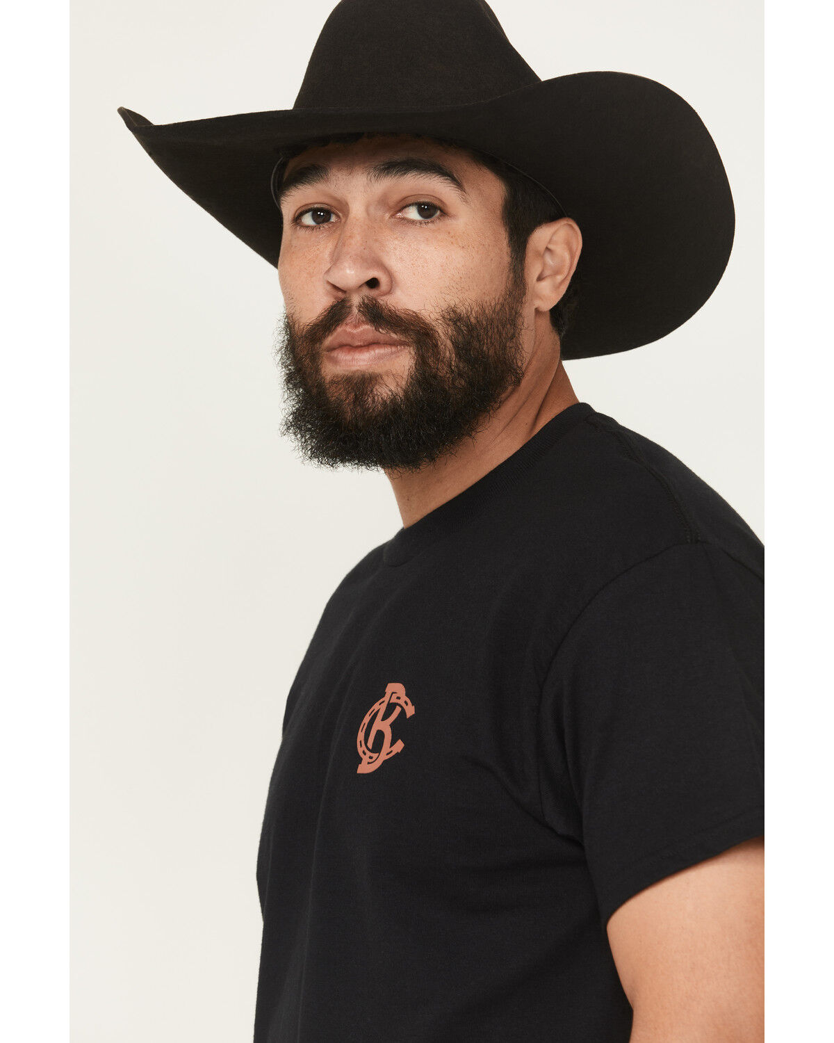Image #4 - Bucking Chutes Men's Barrel Bettie Short Sleeve Graphic T-Shirt, Black, hi-res