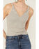 Image #3 - Miss Me Women's Rhinestone Knotted Sleeveless Tank Top, Silver, hi-res