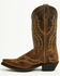 Image #3 - Laredo Men's Ryker Western Boots - Snip Toe, Brown, hi-res