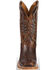 Image #4 - Justin Men's Bent Rail Men's Navigator Western Boots - Square Toe, Brown, hi-res