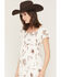 Image #2 - Wild Moss Women's Western Print Mini Dress, Ivory, hi-res
