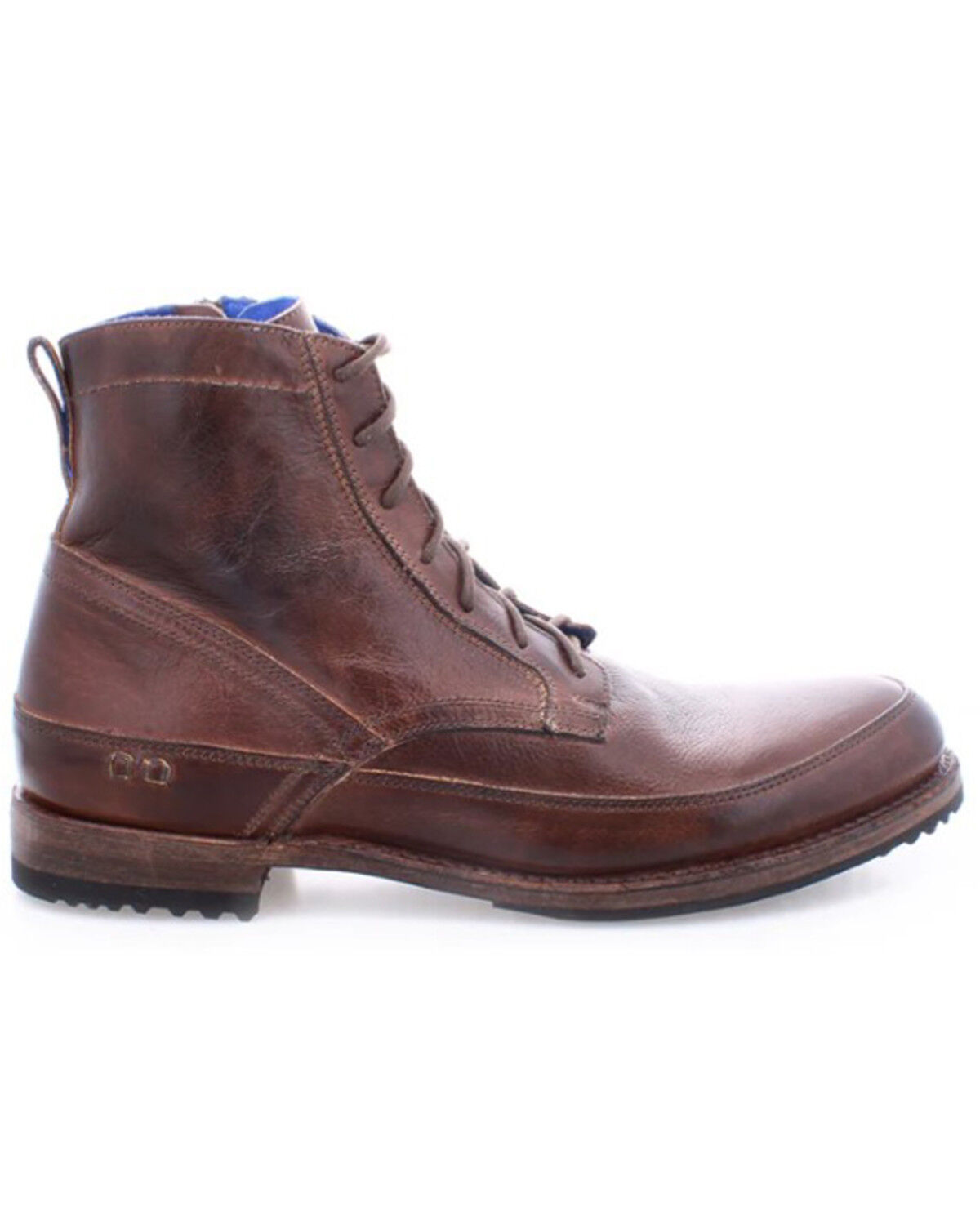 Image #2 - Bed Stu Men's Spiker Lace-Up Casual Boots - Moc Toe, Brown, hi-res