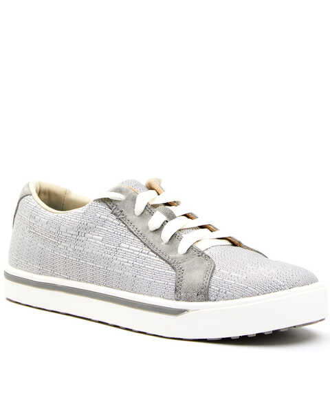 Image #1 - Wrangler Footwear Men's Classic Gray Shoes, Grey, hi-res