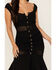 Idyllwind Women's Utopia Gauze Midi Dress, Black, hi-res