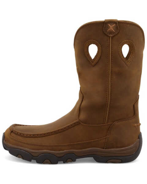Image #4 - Twisted X Men's Distressed Saddle Hiker Boots - Moc Toe, Brown, hi-res