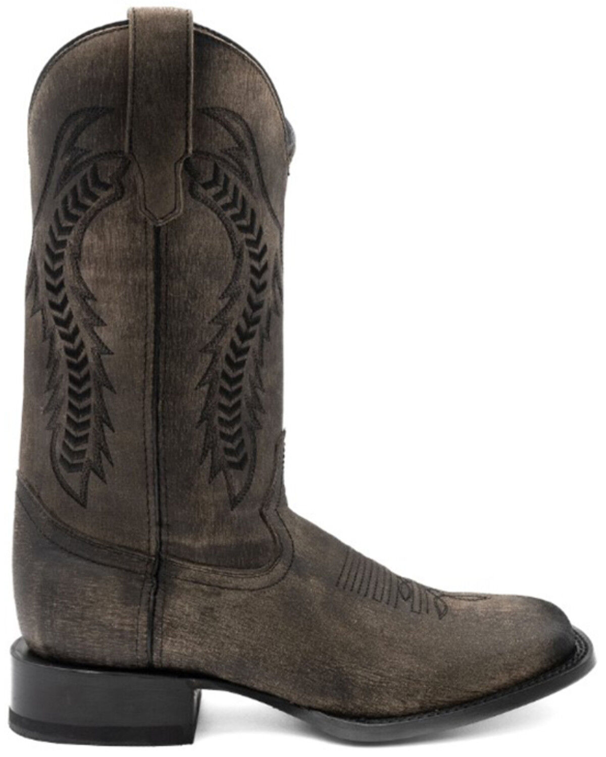 Image #2 - Ferrini Men's Ashton Tall Western Boots - Broad Square Toe, Brown, hi-res