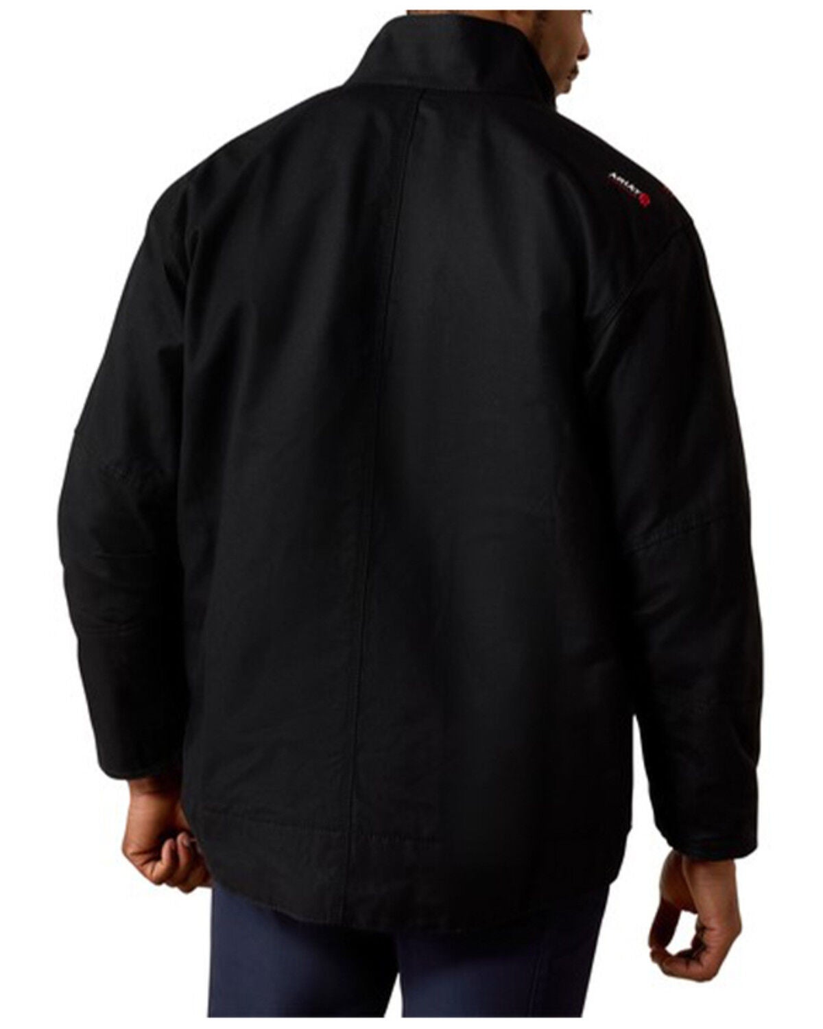 Image #3 - Ariat Men's Black FR Workhorse Work Jacket, Black, hi-res