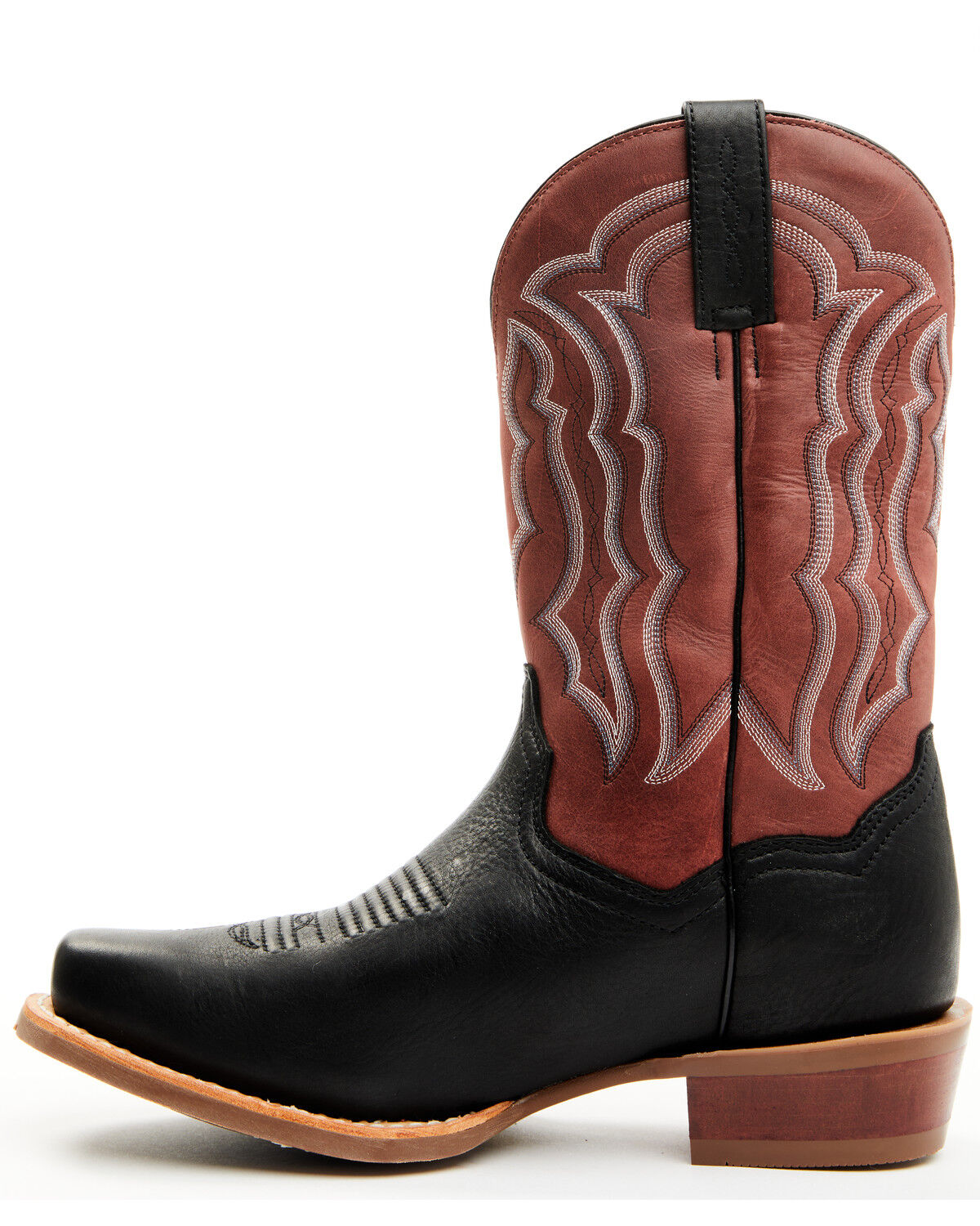 Image #3 - Dan Post Men's Creed Western Boots - Square Boots, Black, hi-res