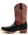 Image #3 - Dan Post Men's Creed Western Boots - Square Boots, Black, hi-res