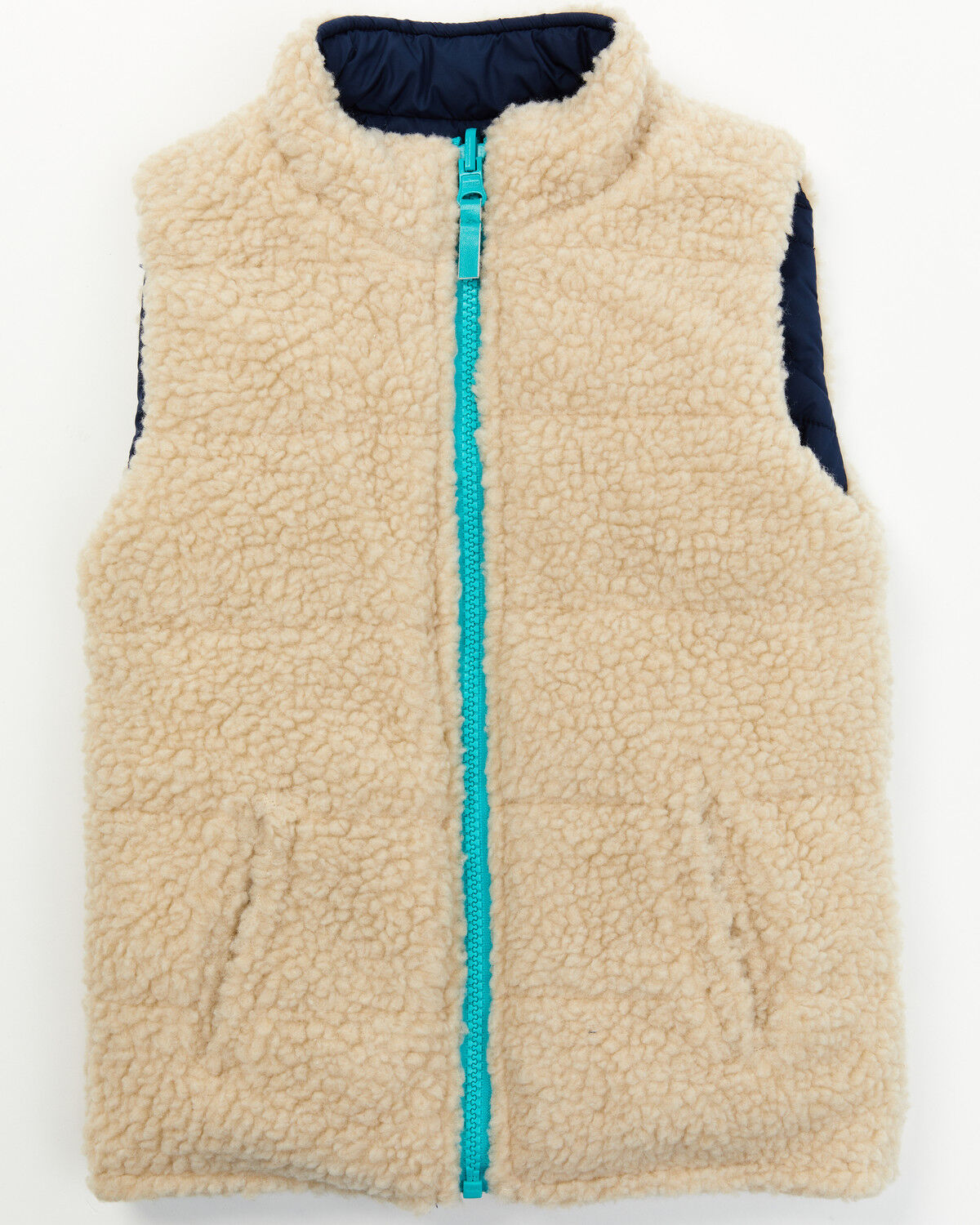 Image #4 - Cody James Toddler Boys' Reversible Puffer Vest, Dark Blue, hi-res