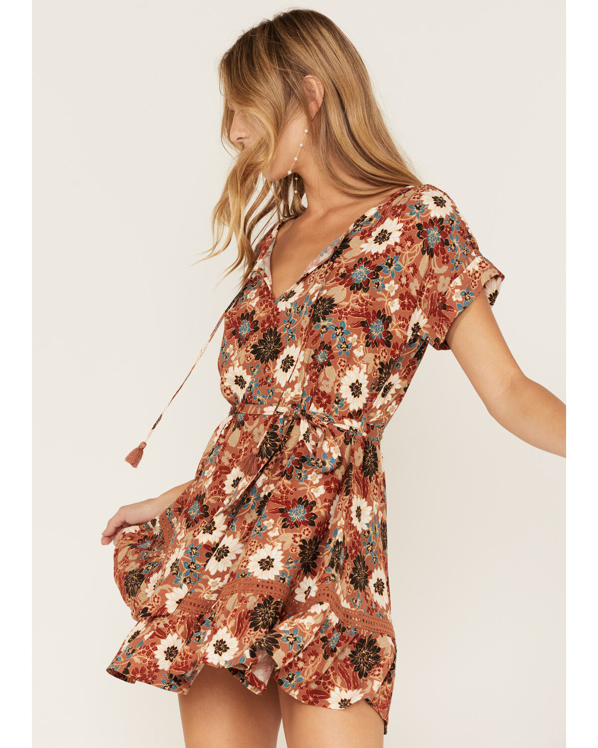 Image #2 - Shyanne Women's Floral Print Ruffle Dress, , hi-res