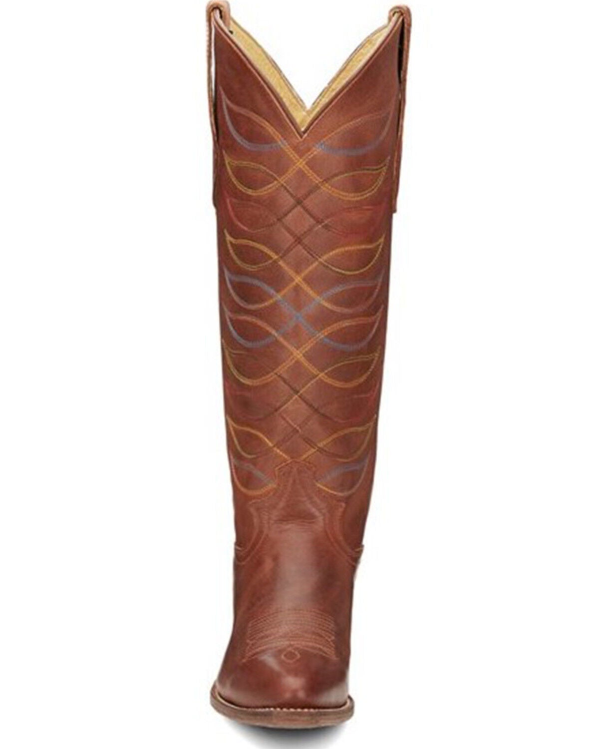 Image #4 - Justin Women's Whitley Western Boots - Snip Toe, Rust Copper, hi-res