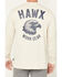 Image #4 - Hawx Men's Hawk Logo Long Sleeve Graphic Work T-Shirt, Tan, hi-res