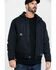 Ariat Men's Black Rebar Washed Dura Canvas Insulated Work Coat - Big & Tall , , hi-res