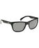 Image #1 - Hobie Woody Shiny Black & Gray PC Polarized Sunglasses , Black, hi-res