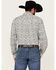 Image #4 - Cinch Men's Paisley Print Long Sleeve Button-Down Western Shirt, White, hi-res