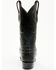 Image #5 - Tony Lama Men's Exotic Hornback Caiman Western Boots - Square Toe, Black, hi-res