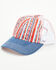 Image #1 - Trenditions Women's Catchfly Southwestern Striped Print Ball Cap, Multi, hi-res