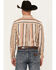 Image #4 - RANK 45® Men's Durango Southwestern Striped Print Long Sleeve Button-Down Stretch Western Shirt, Tan, hi-res