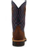 Image #4 - Twisted X Boys' Cowboy Work Western Boots - Broad Square Toe, Navy, hi-res