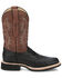 Image #2 - Justin Men's Drover Exotic Full Quill Ostrich Western Boots - Broad Square Toe, Black, hi-res