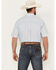 Image #4 - George Strait by Wrangler Men's Geo Print Short Sleeve Button-Down Western Shirt, , hi-res