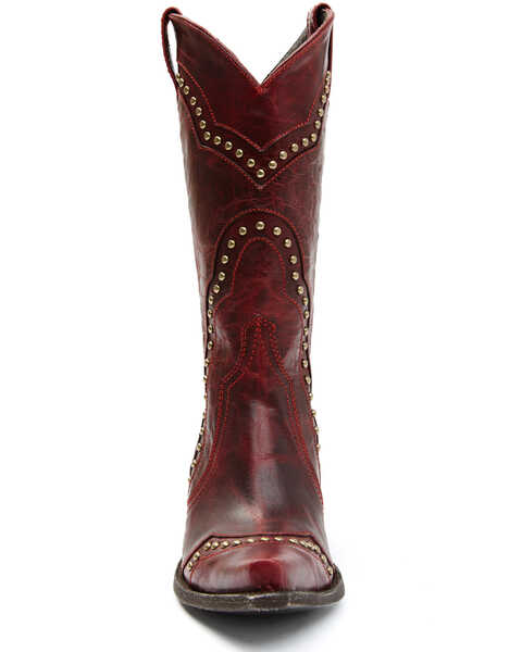 Image #4 - Idyllwind Women's Rebel Western Boots - Snip Toe, Red, hi-res