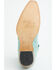Image #7 - Circle G Women's Butterfly Western Booties - Snip Toe, Mint, hi-res