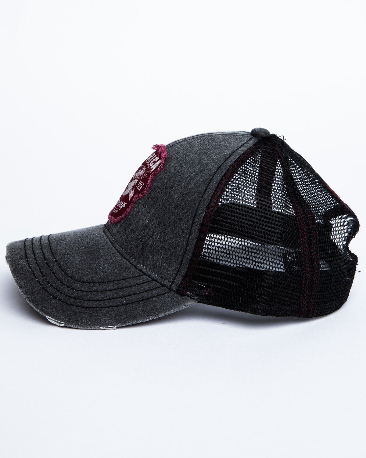 Image #2 - Cody James Men's Americana Patch Ball Cap, Grey, hi-res