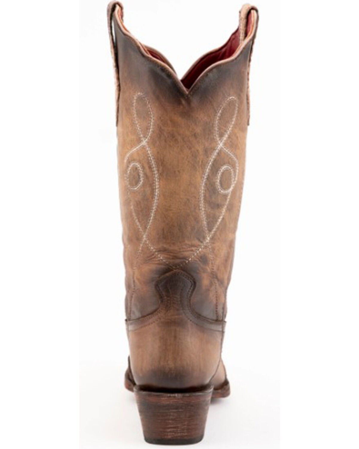 Image #4 - Ferrini Women's Madison Tooled Western Boots - Snip Toe, , hi-res