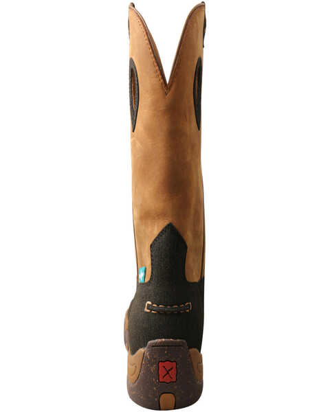 Image #5 - Twisted X Men's Wellington Work Boots - Moc Toe, Brown, hi-res