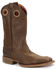 Image #1 - Roan by Bed Stu Men's Satire Western Boots - Broad Square Toe, Tan, hi-res