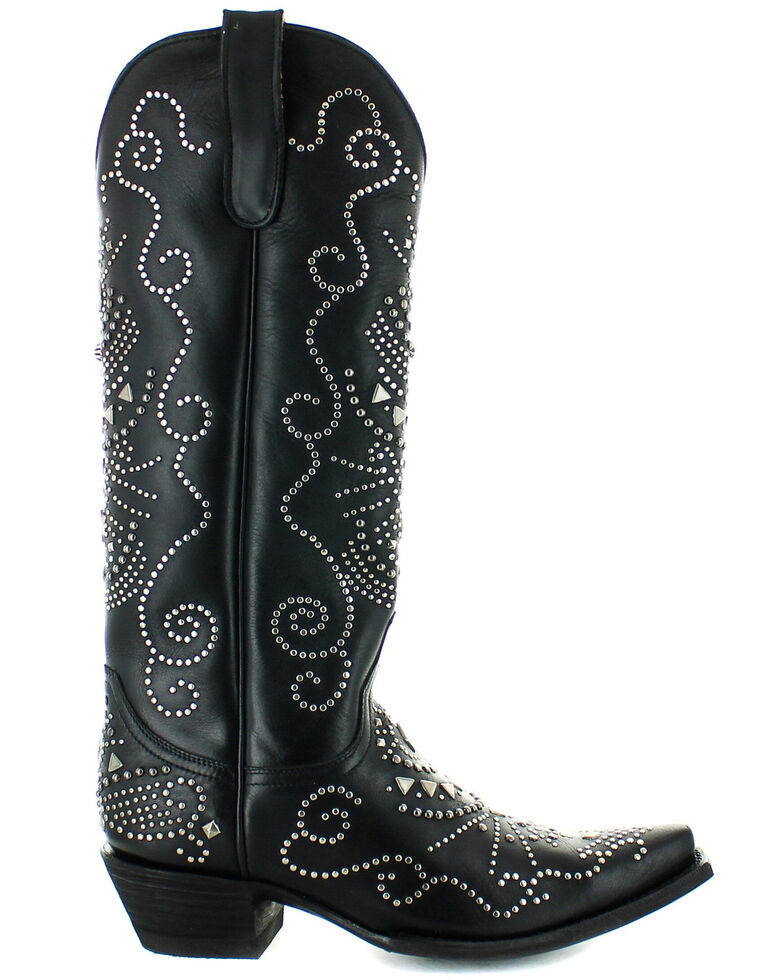Old Gringo Women's Alyssa Western Boots - Snip Toe, Black, hi-res