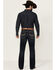 Image #3 - Cody James Men's Night Ranger Dark Wash Slim Bootcut Stretch Denim Jeans, Dark Wash, hi-res