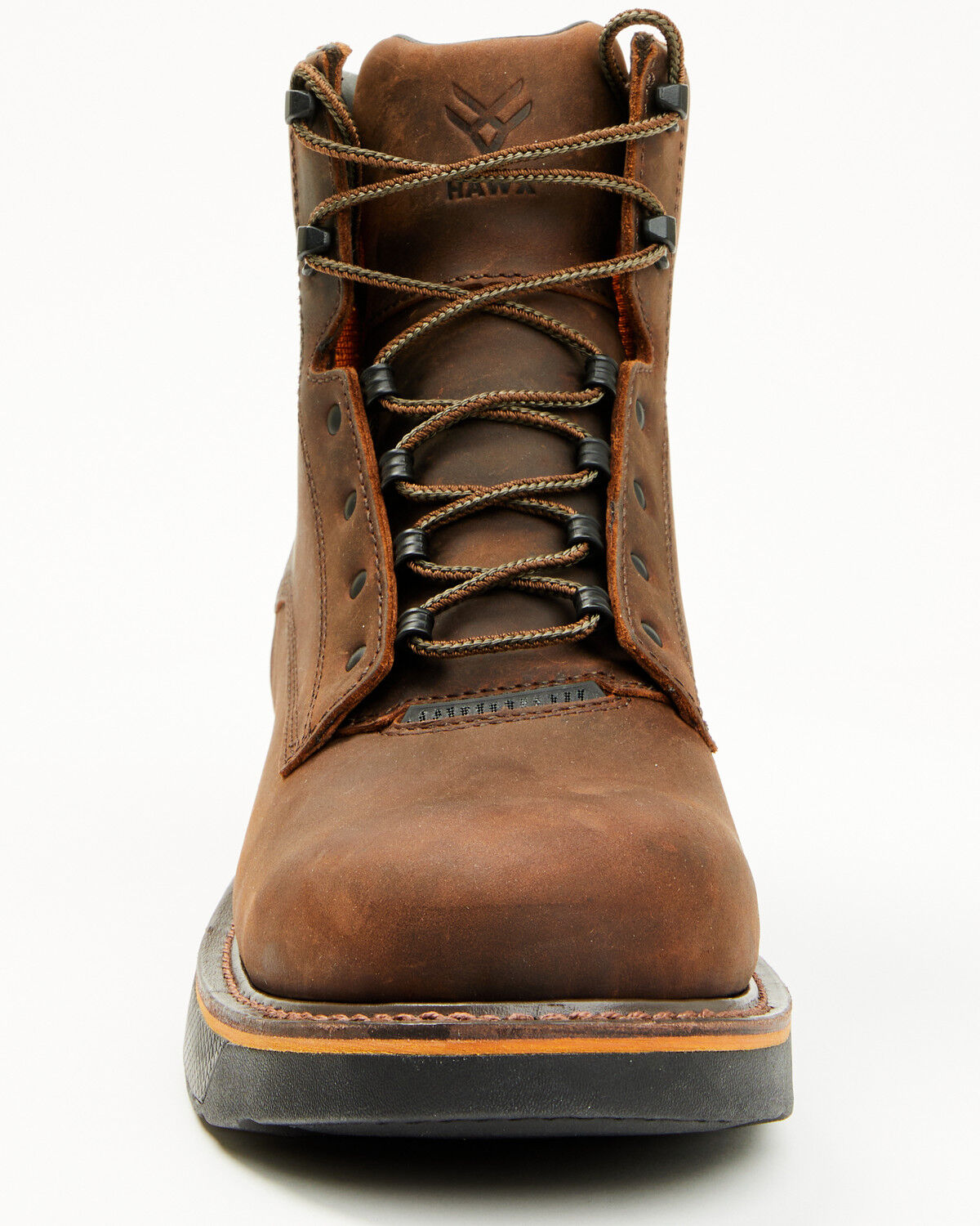 Image #4 - Hawx Men's 6" Airflow Heat Transfer System Paver Work Boots - Soft Toe, Dark Brown, hi-res
