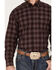 Image #3 - Ariat Men's Pro Series William Stretch Classic Fit Long Sleeve Button Down Shirt, Wine, hi-res