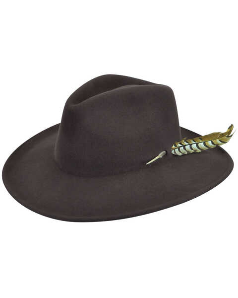 Image #1 - Renegade by Bailey Men's Calico Felt Western Fashion Hat, Brown, hi-res