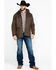 Image #6 - Outback Trading Co. Men's Langston 2-Way Fleece Jacket , Brown, hi-res