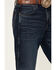 Image #2 - Wrangler Retro Men's Darren Dark Wash Relaxed Bootcut Stretch Denim Jeans, Dark Wash, hi-res