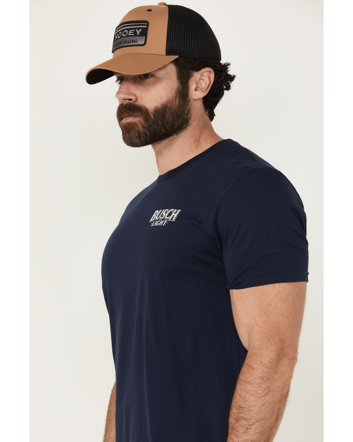 Image #4 - Buckwear Men's Busch Rustle Short Sleeve Graphic T-Shirt, Navy, hi-res