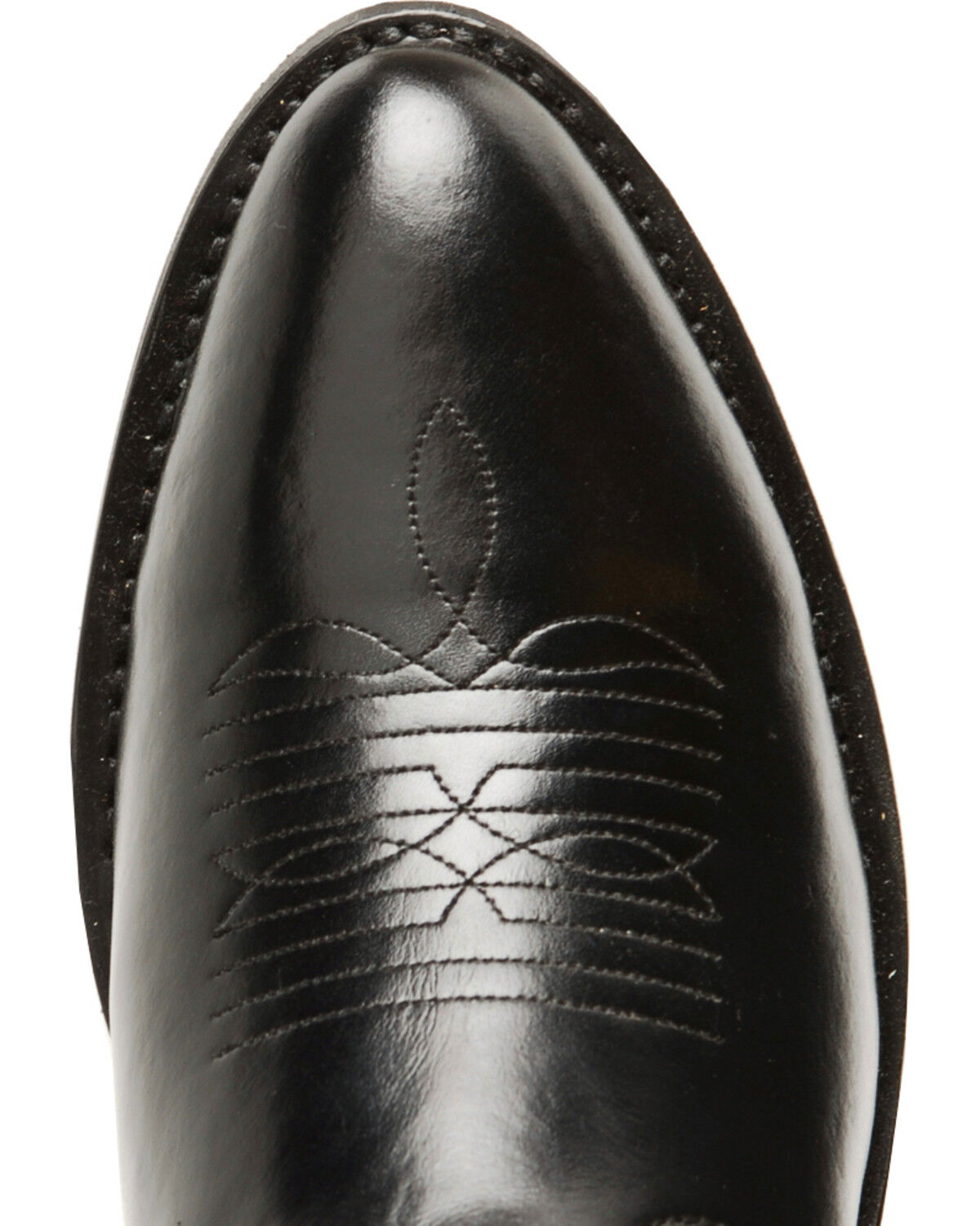 Image #6 - Laredo Men's Western  Boots - Round Toe, Black, hi-res