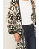 Image #3 - POL Women's Floral Crochet Long Sleeve Kimono, Black, hi-res