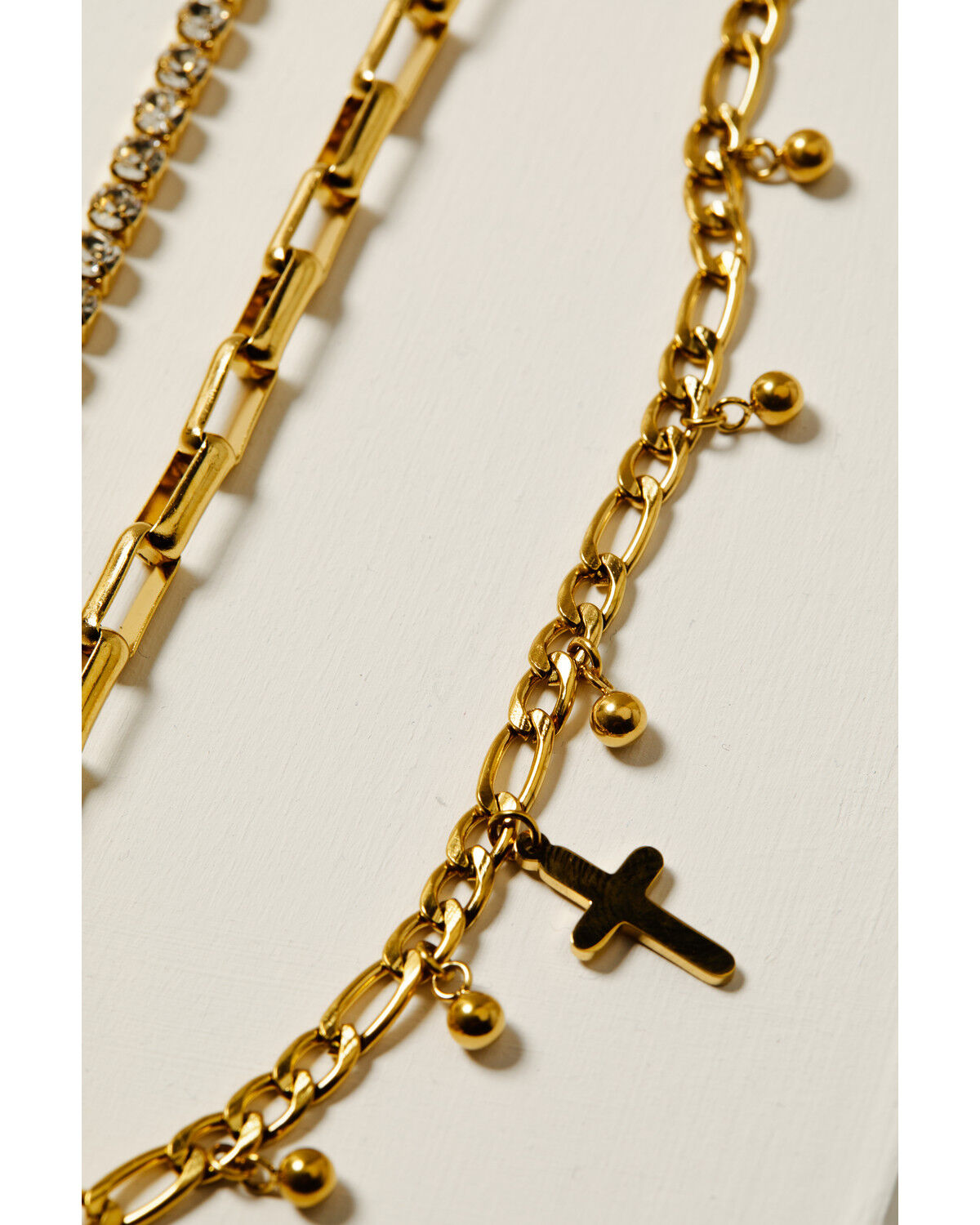 Image #2 - Shyanne Women's Embellished Bracelet Set - 2 Piece, Gold, hi-res
