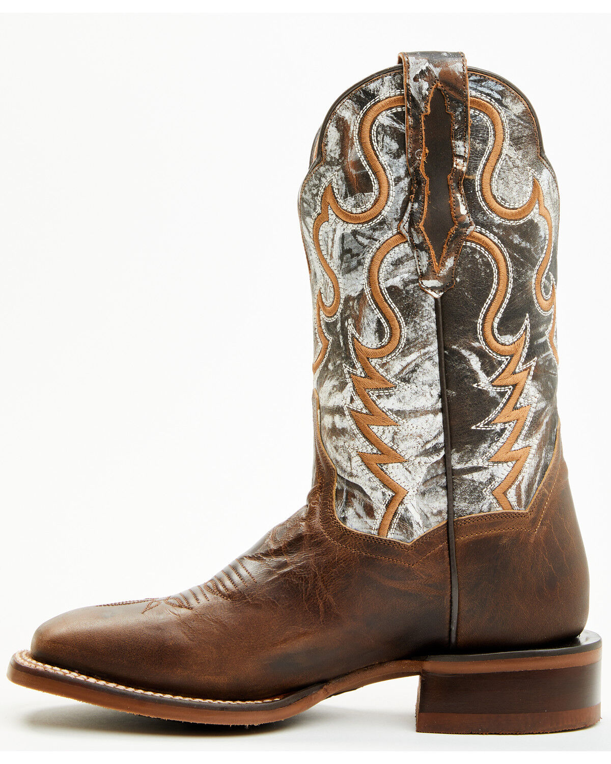 Image #3 - Dan Post Women's Tess Western Boots - Square Toe, Brown, hi-res