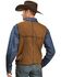 Image #3 - Scully Suede Leather Vest, Brown, hi-res