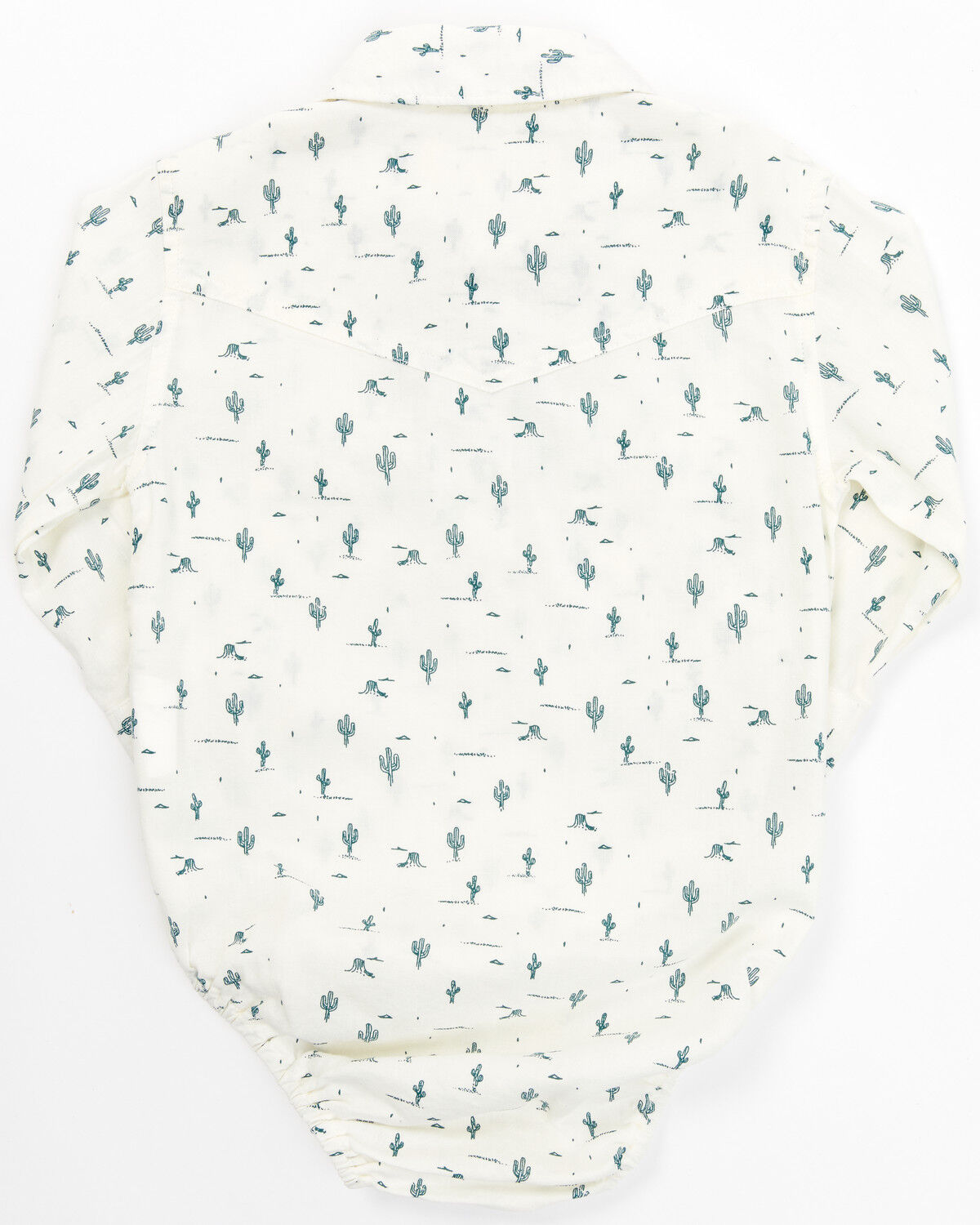 Image #3 - Shyanne Infant Girls' Cactus Long Sleeve Western Onesie, Ivory, hi-res