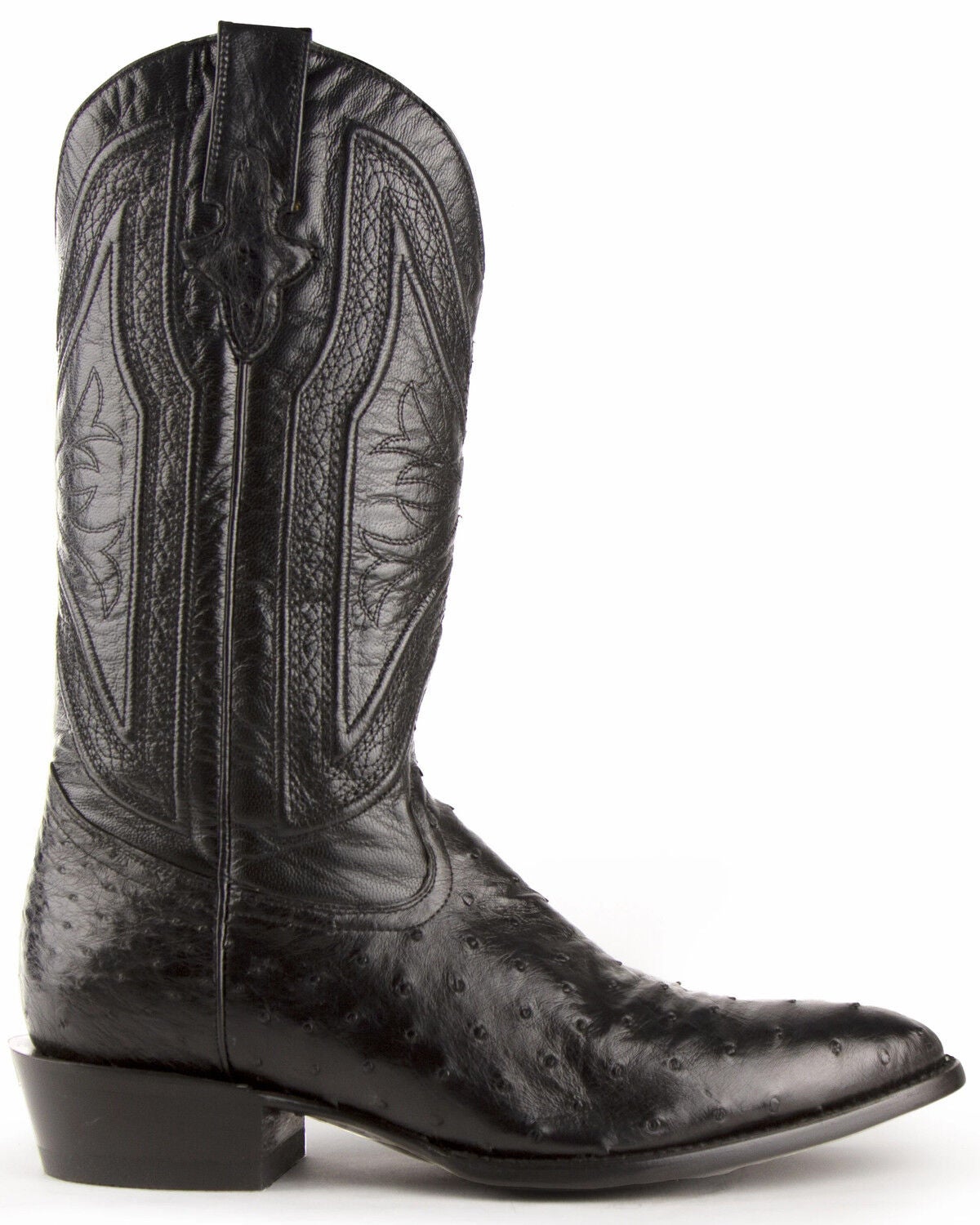Image #2 - Ferrini Men's Black Colt Western Boots - Round Toe, , hi-res